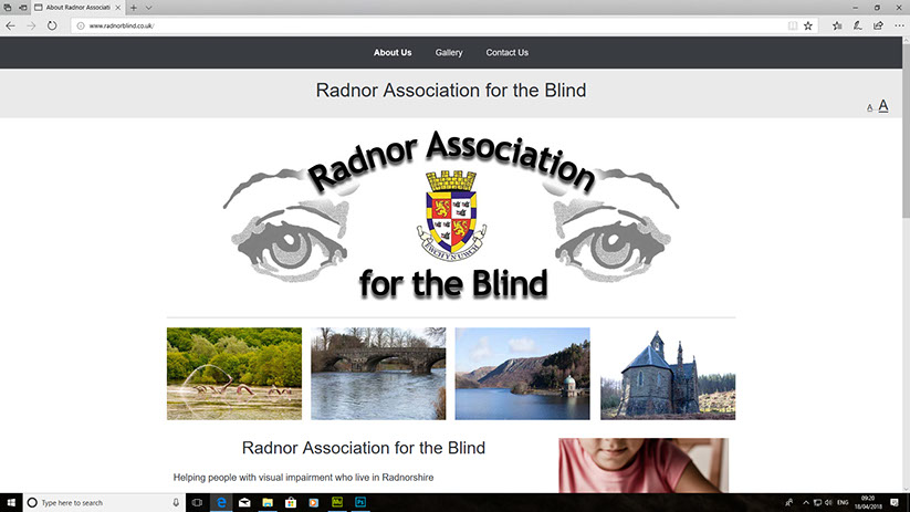 Radnor Association for the Blind,&nbsp; Site Designed by Nash Labs and Hosted by Weboriel