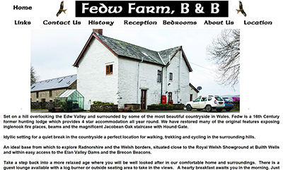 Fedw Farm B&B&nbsp; - Designed and Hosted by Weboriel, click here to view more information
